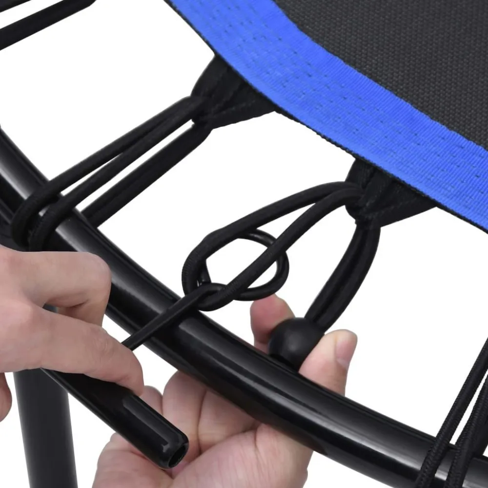 Clearance FinePRICE Fitness trampoliini kahvalla ja turvatyynyllä 122cm