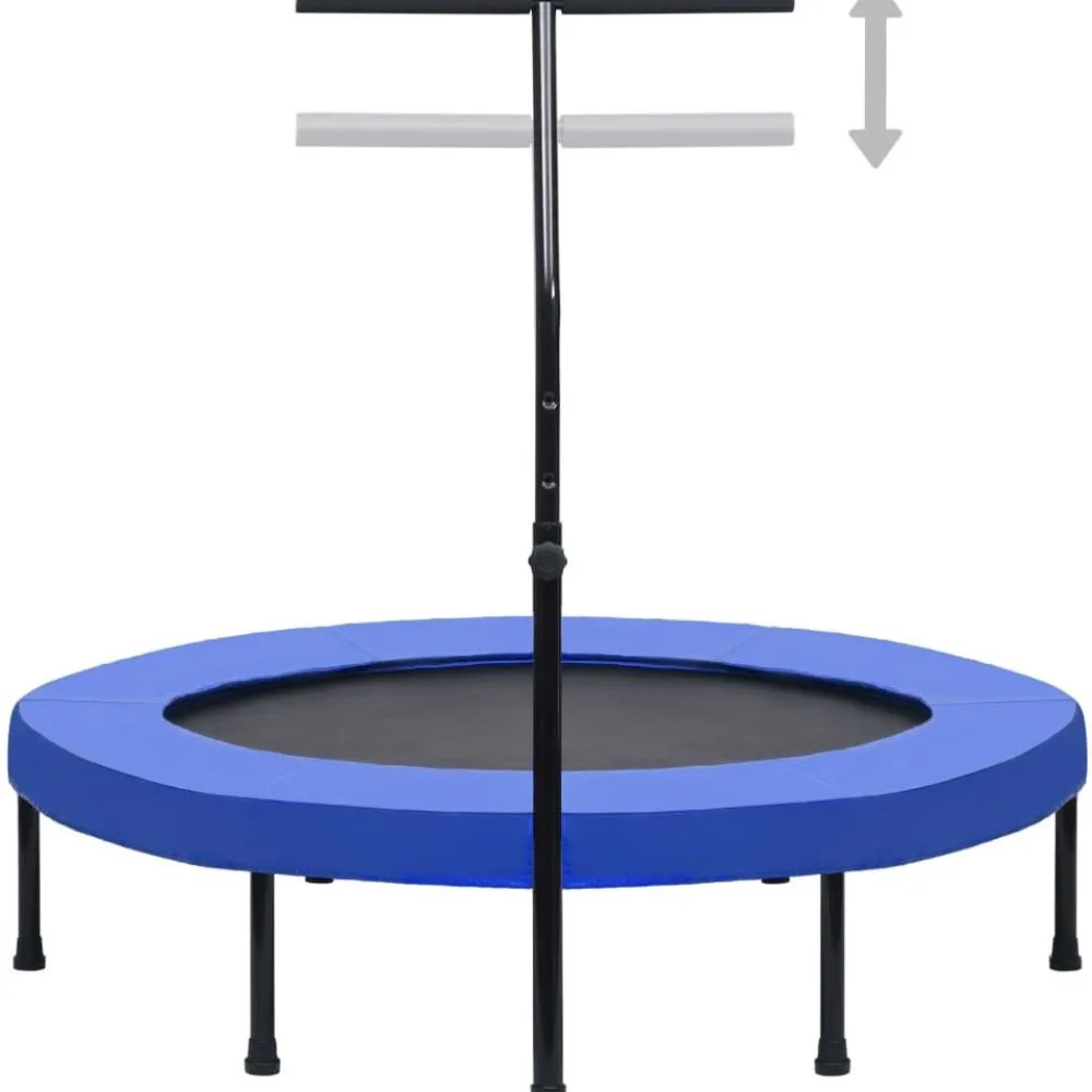 Clearance FinePRICE Fitness trampoliini kahvalla ja turvatyynyllä 122cm