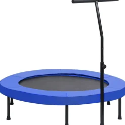 Clearance FinePRICE Fitness trampoliini kahvalla ja turvatyynyllä 122cm