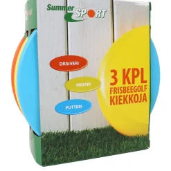 Best Summer Sport Frisbeegolf kiekkosetti 3 kiekkoa