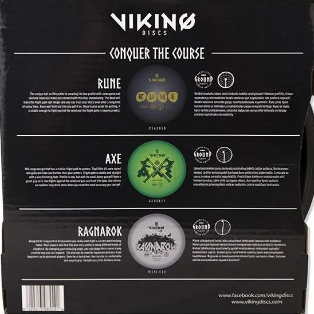 New Viking Discs Frisbeegolf kiekkosetti