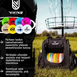 Viking Discs 8 frisbeegolfkiekon setti Ground Set