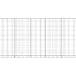 Hot FinePRICE Gabion-kivikori kansilla galvanoitu teräs 300x30x150 cm