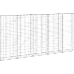 Hot FinePRICE Gabion-kivikori kansilla galvanoitu teräs 300x30x150 cm