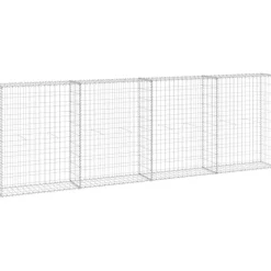 Discount FinePRICE Gabion-kivikori kansilla galvanoitu teräs 300x30x100 cm