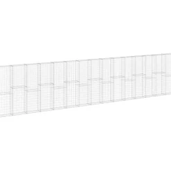 Discount FinePRICE Gabion-kivikori kansilla galvanoitu teräs 900x30x200 cm