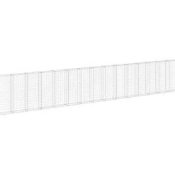 Hot FinePRICE Gabion-kivikori kansilla galvanoitu teräs 900x30x150 cm