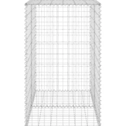 Clearance FinePRICE Gabion-kivikori kansilla galvanoitu teräs 100x60x100 cm