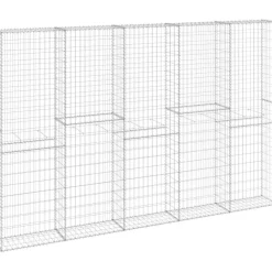 Sale FinePRICE Gabion-kivikori kansilla galvanoitu teräs 300x30x200 cm