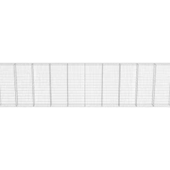 Outlet FinePRICE Gabion-kivikori kansilla galvanoitu teräs 600x30x150cm