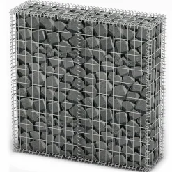 Discount FinePRICE Gabion/kivikori kansilla galvanoitu vaijeri 100x100x30cm