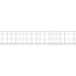 Online FinePRICE Gabion-kivikori kansilla galvanoitu teräs 300x30x50 cm