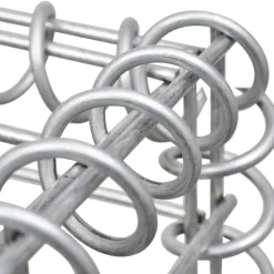 Online FinePRICE Gabion-kivikori kansilla galvanoitu teräs 300x30x50 cm