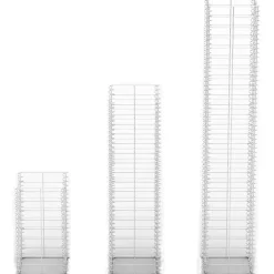 Outlet FinePRICE Gabion-/kivikorisarja 3kpl galvanoitu vaijeri eri kokoja