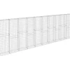Hot FinePRICE Gabionseinä kansilla galvanoitu teräs 600x30x200cm