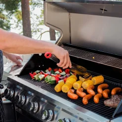 Online Kobe Grillivälinesetti Premium BBQ, 4-osainen, ruostumaton teräs