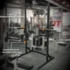Hot Nordcore Half rack Kyykkyteline Core 150x105x205cm