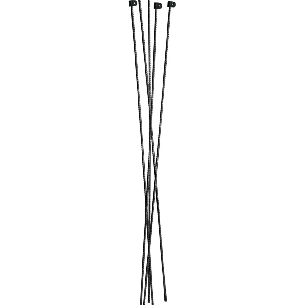 Hortus Harjaterästolppa 8mm suojus 110cm musta (25kpl)