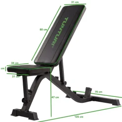 Hot Tunturi Harjoittelupenkki UB40 Utility Bench max. 200 kg