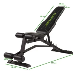 Outlet Tunturi Harjoittelupenkki UB80 Utility Bench kokoontaitettava max. 150 kg