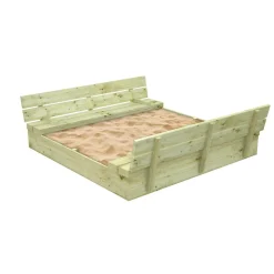 Clearance Palmako Hiekkalaatikko Sandy 16 157x157 cm kansi/penkit painekyllästetty puu