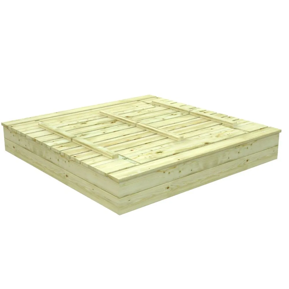 Hot Palmako Hiekkalaatikko Sandy 14 137x137 cm kansi/penkit painekyllästetty puu