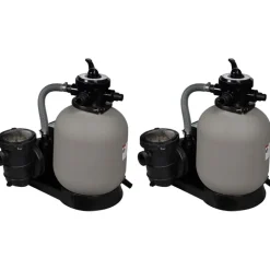 Discount FinePRICE Hiekkasuodatinpumput 2 kpl 600 w 17 000 l/h