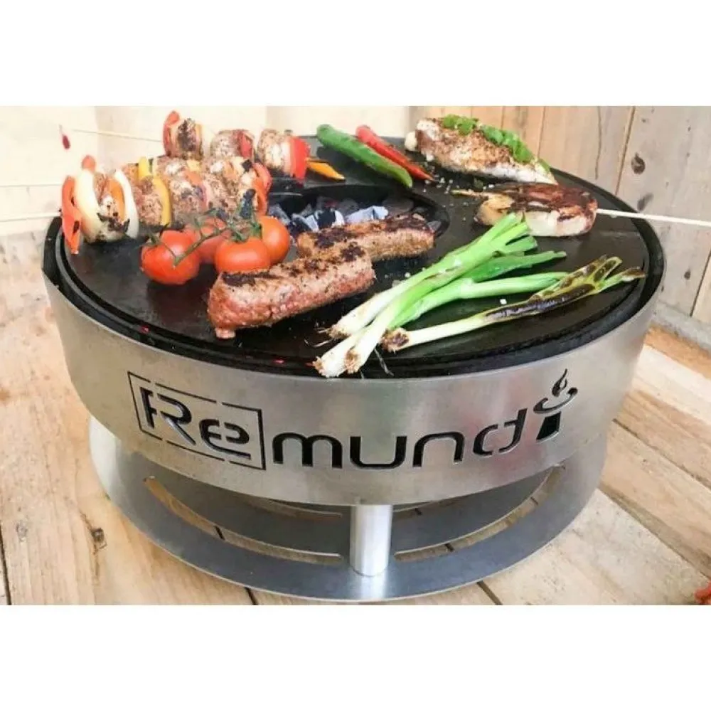 Hot Remundi Hiili-/brikettigrilli Pirus Black