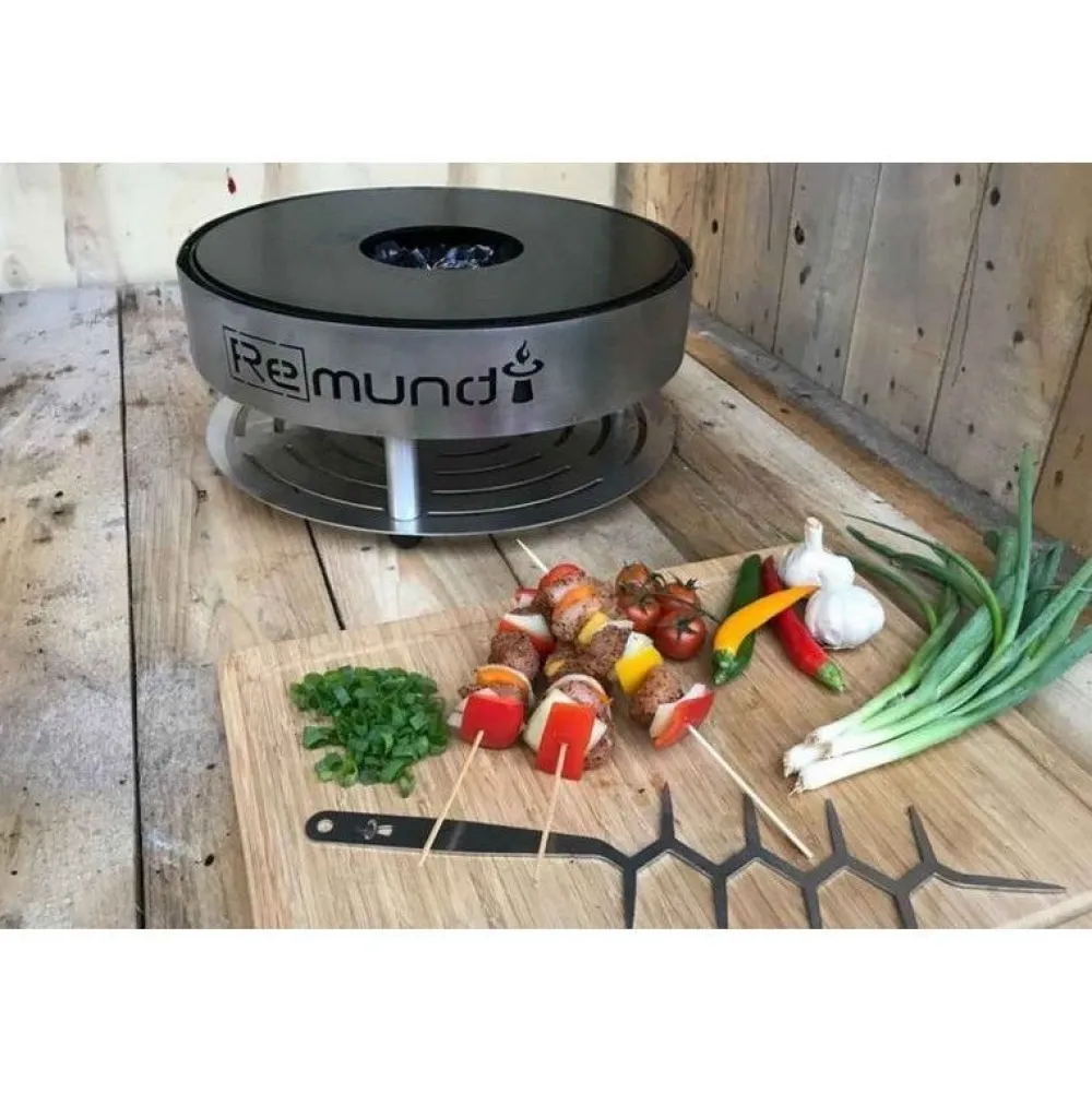 Hot Remundi Hiili-/brikettigrilli Pirus Black