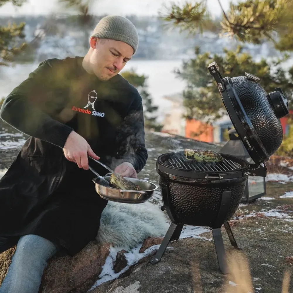 Best Kamado Sumo Hiiligrilli Mini 14", vihreä