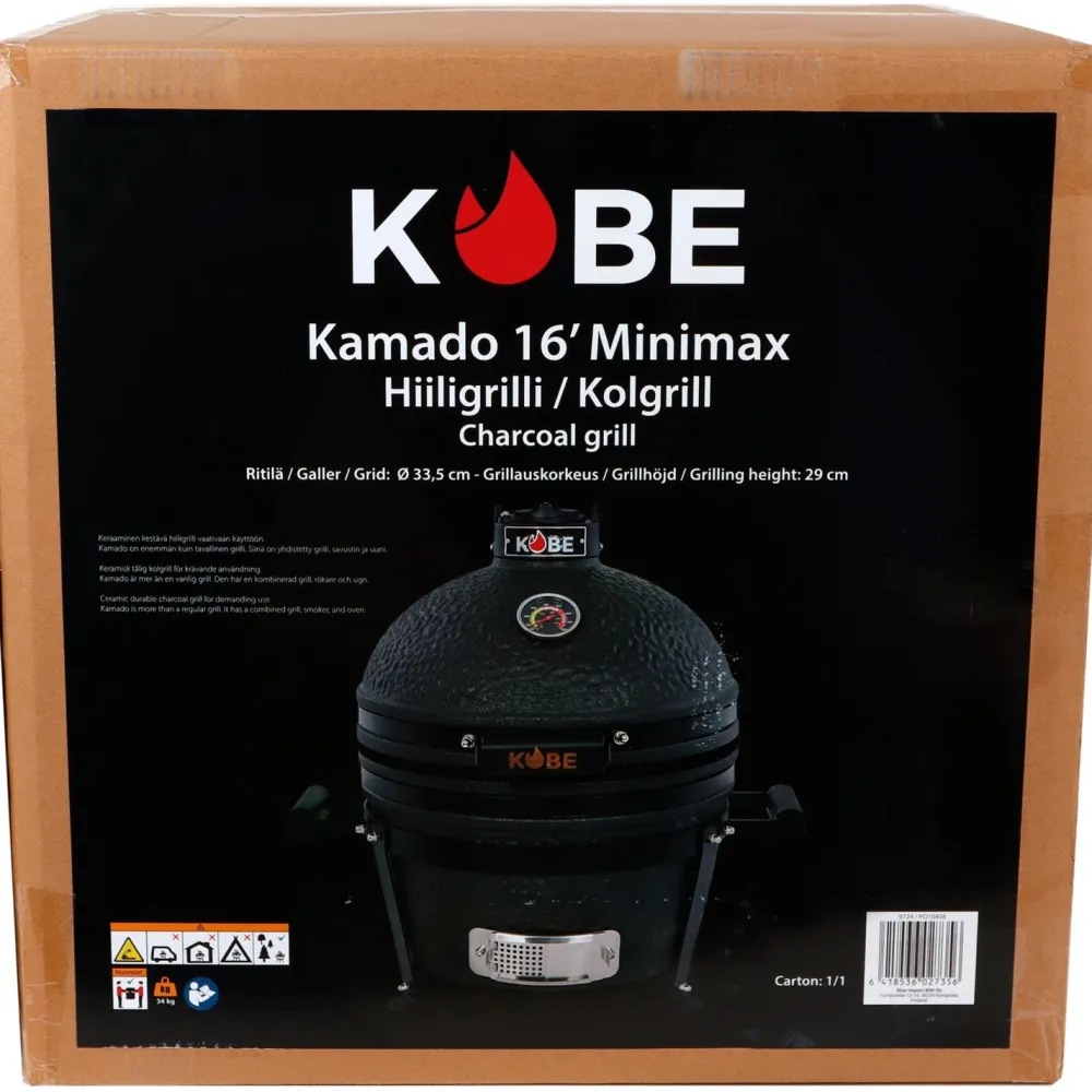 Clearance Kobe Hiiligrilli Kamado Minimax 16"