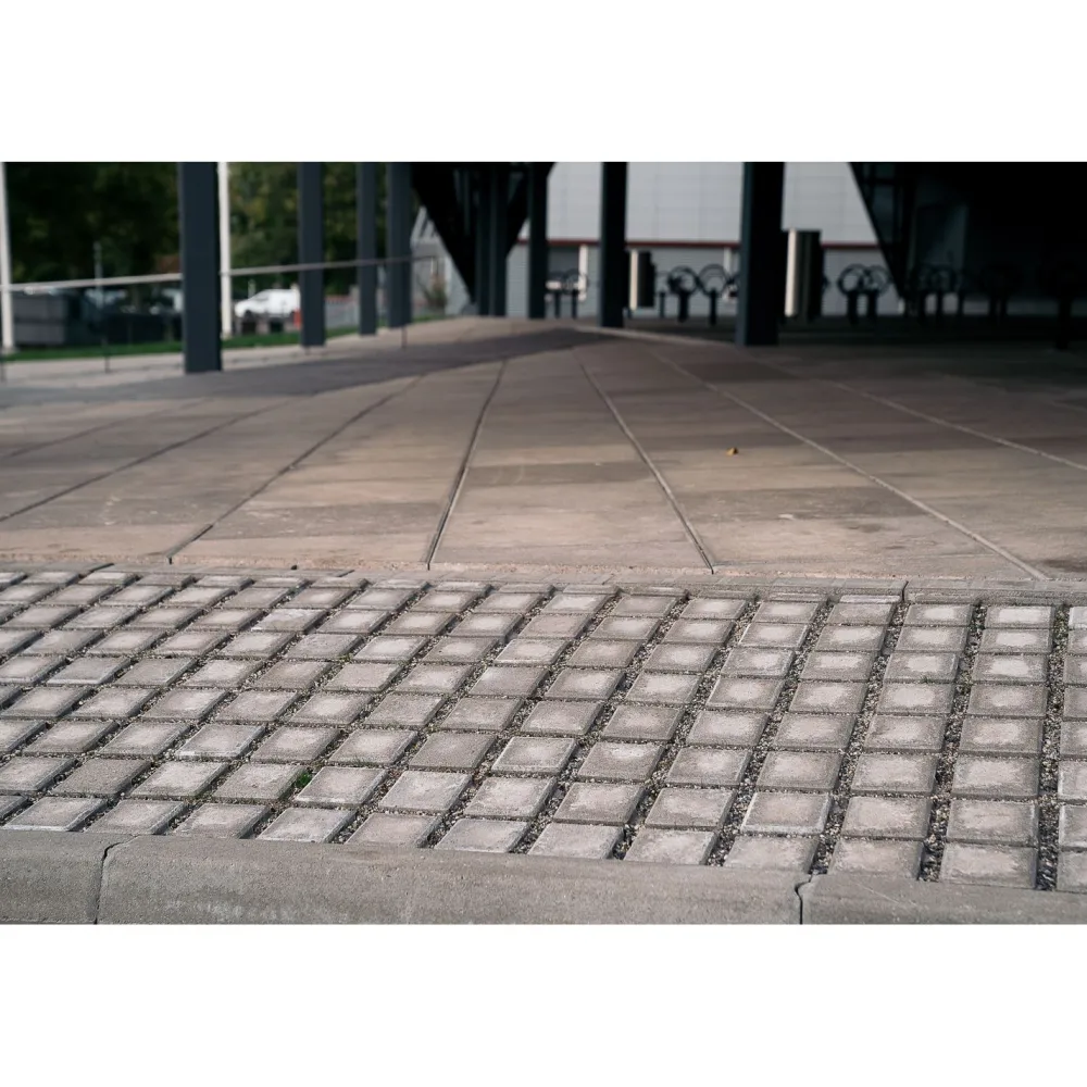 Best Betonilaatta Hulevesikivi Grass 115x115x80mm harmaa