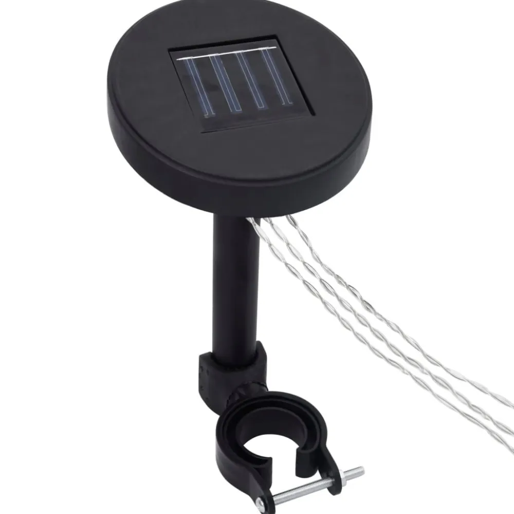 Discount FinePRICE Huvimaja hyttysverkko ja LED-valonauha 3x3x2,73 m ruskeanharmaa