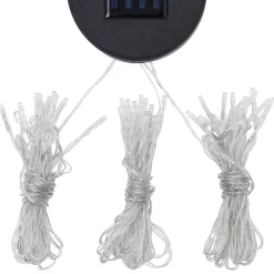Discount FinePRICE Huvimaja hyttysverkko ja LED-valonauha 3x3x2,73 m ruskeanharmaa