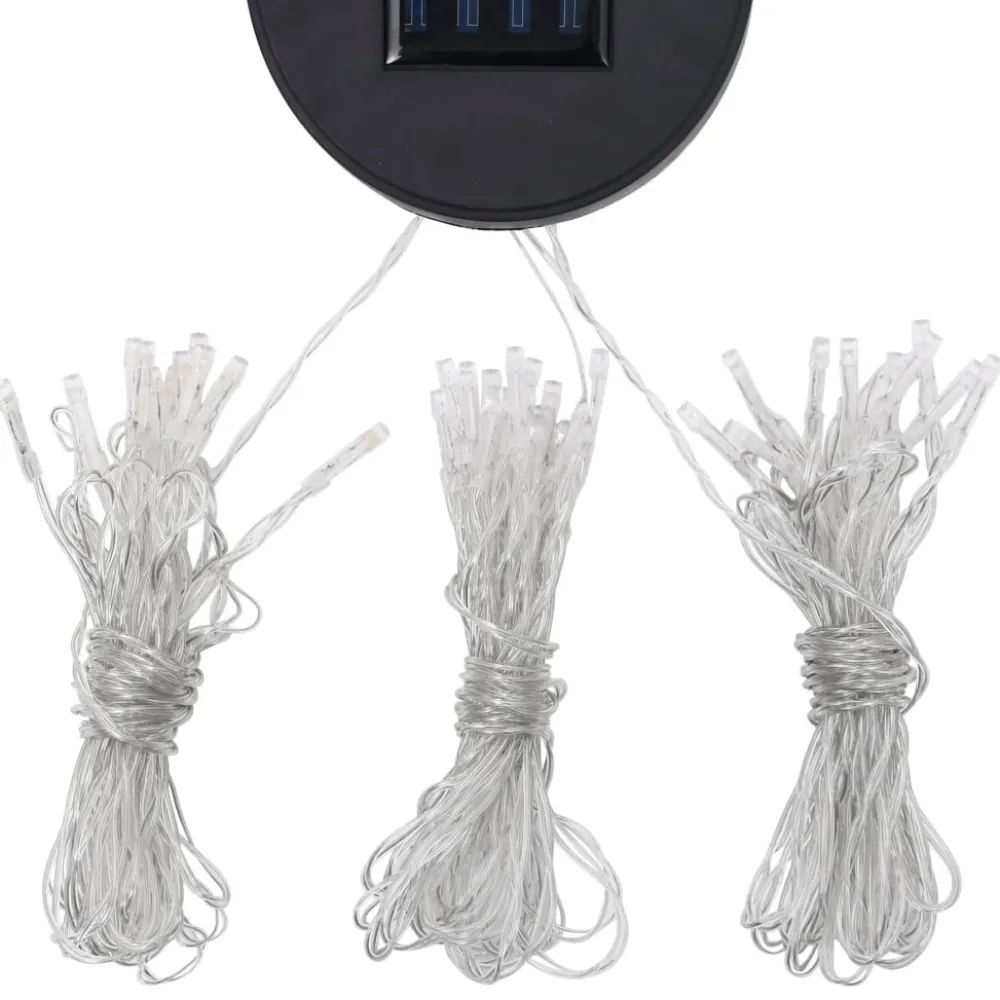 Discount FinePRICE Huvimaja hyttysverkko ja LED-valonauha 3x3x2,73 m ruskeanharmaa