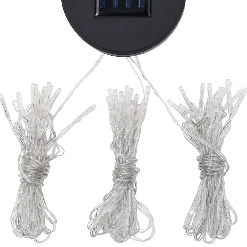 Discount FinePRICE Huvimaja hyttysverkko ja LED-valonauha 3x3x2,73 m ruskeanharmaa