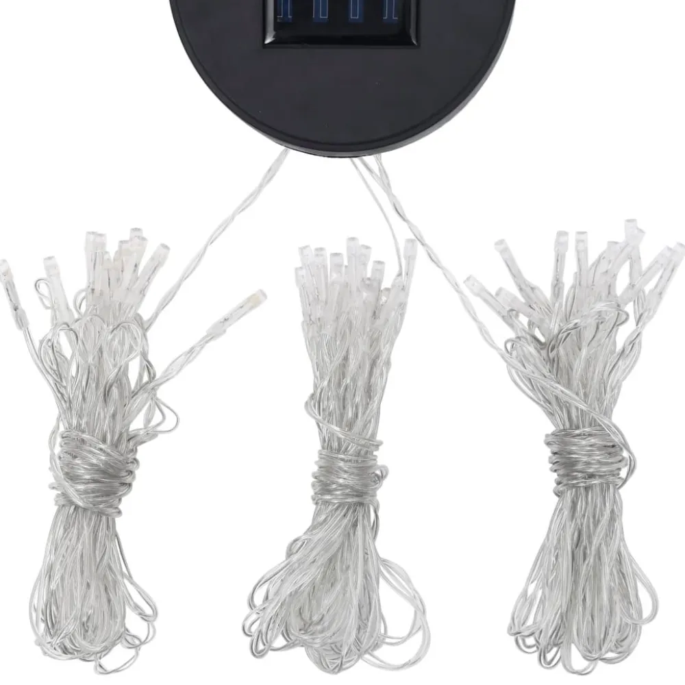 Discount FinePRICE Huvimaja hyttysverkko ja LED-valonauha 3x3x2,73 m ruskeanharmaa