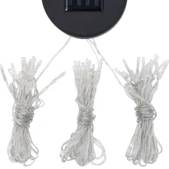Sale FinePRICE Huvimaja hyttysverkko ja LED-valonauhat 3x3x2,73 m kerma