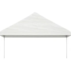 Best FinePRICE Huvimaja katolla valkoinen 20,07x5,88x3,75 m polyeteeni
