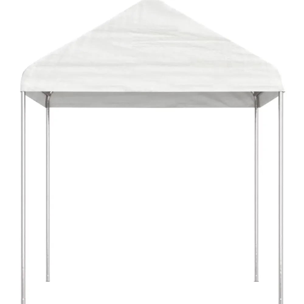 Clearance FinePRICE Huvimaja katolla valkoinen 20,07x2,28x2,69 m polyeteeni