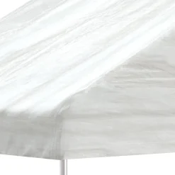 Sale FinePRICE Huvimaja katolla valkoinen 8,92x5,88x3,75 m polyeteeni