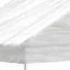 Best FinePRICE Huvimaja katolla valkoinen 17,84x2,28x2,69 m polyeteeni