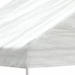 Best FinePRICE Huvimaja katolla valkoinen 17,84x2,28x2,69 m polyeteeni