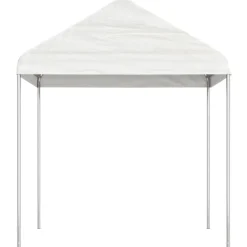 Best FinePRICE Huvimaja katolla valkoinen 17,84x2,28x2,69 m polyeteeni
