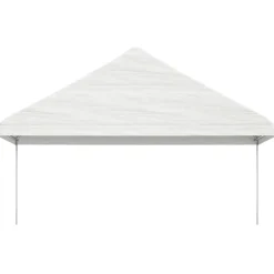Discount FinePRICE Huvimaja katolla valkoinen 13,38x5,88x3,75 m polyeteeni