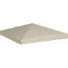 FinePRICE Huvimajan katto 310 g/m² 3x3 m beige