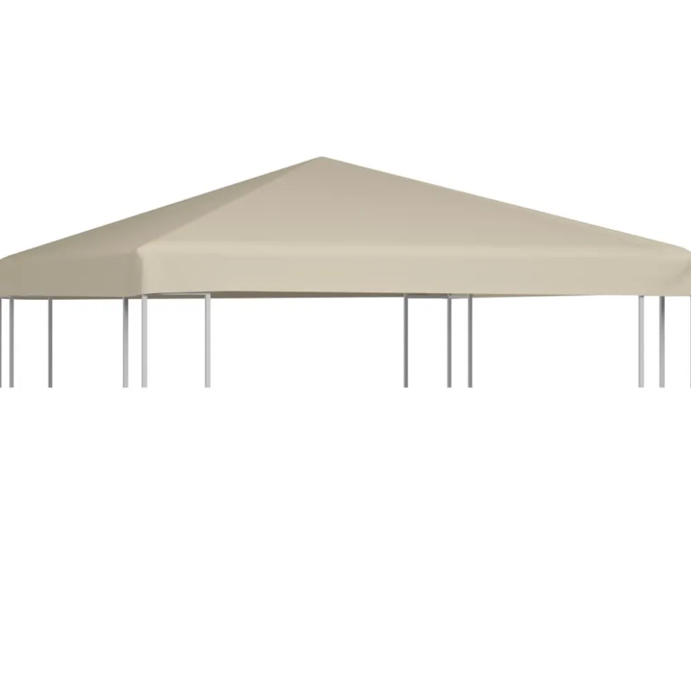 FinePRICE Huvimajan katto 310 g/m² 3x3 m beige