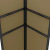 Discount FinePRICE Huvimaja tuplakatolla ja LED-valonauhoilla 3x3x2,7m ruskeanharm (70303)