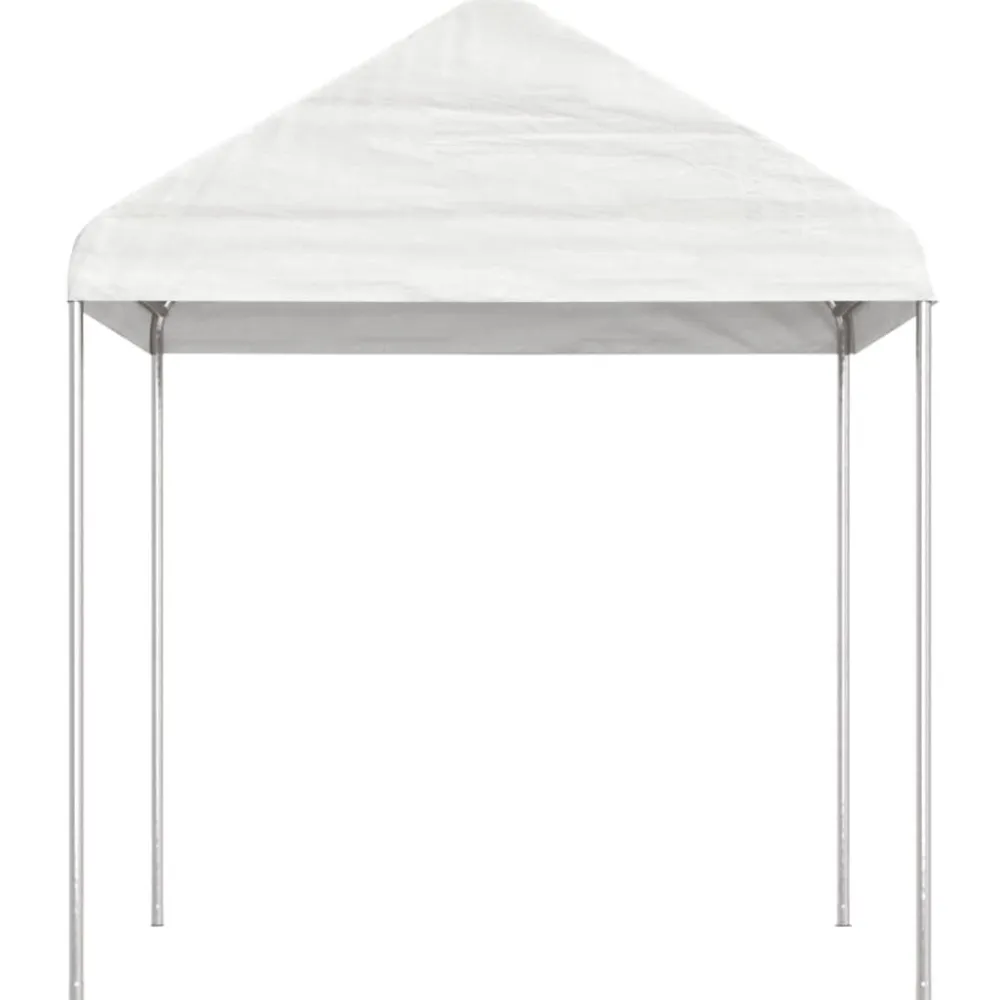 Discount FinePRICE Huvimaja valkoinen 8,92x2,28x2,69 m polyeteeni