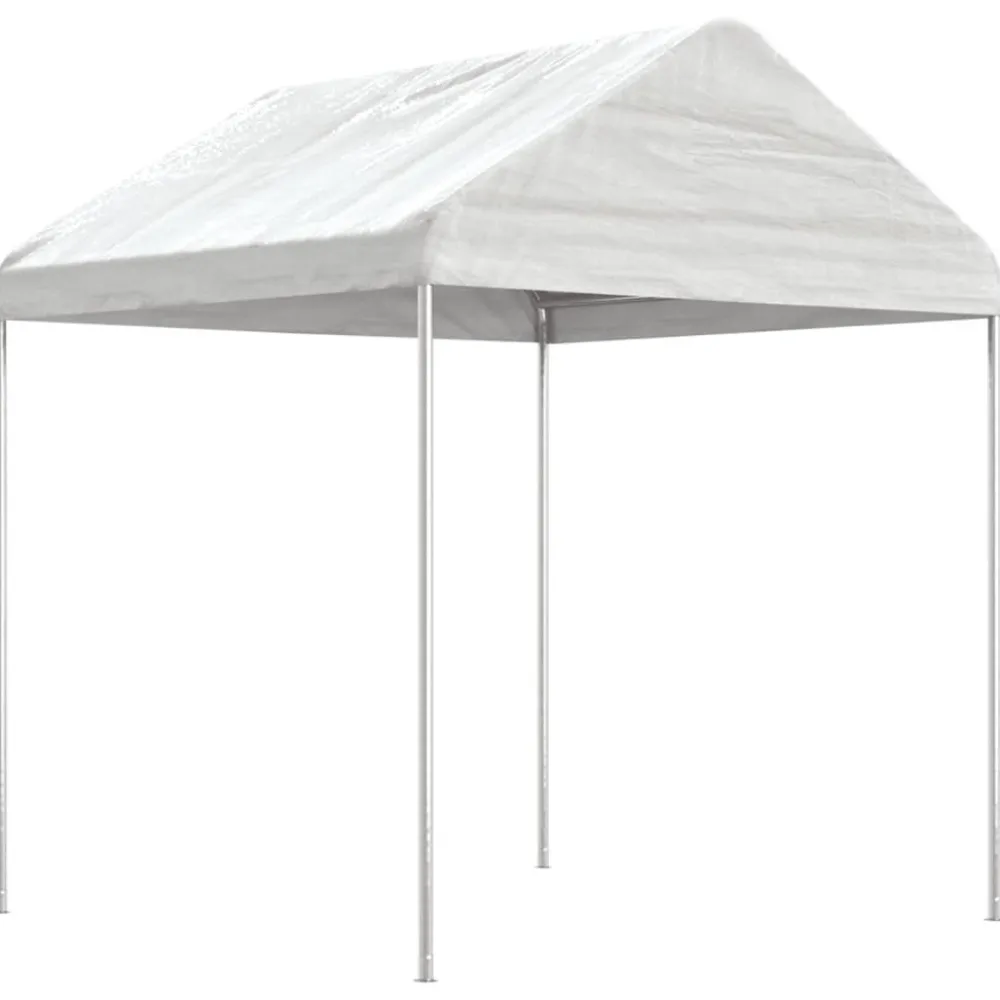 Discount FinePRICE Huvimaja valkoinen 6,69x2,28x2,69 m polyeteeni